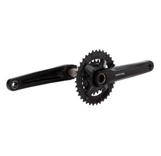 Шатуны велосипеда Shimano FC-MT210-B2, FOR REAR 9-SPEED, 2-PCS FC, 170MM, 36-22T W/O CG,W/O BB PARTS, CHAIN LINK