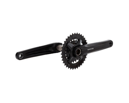Шатуны велосипеда Shimano FC-MT210-B2, FOR REAR 9-SPEED, 2-PCS FC, 170MM, 36-22T W/O CG,W/O BB PARTS, CHAIN LINK