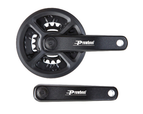 Шатуны велосипеда PROWHEEL TM-CY01 152MM, CHAINRINGS: 36-22T, BLACK FINISH w/PROWHEEL LOGO