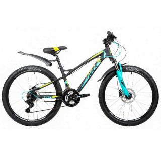 Велосипед NOVATRACK 24" TORNADO, алюминиевая рама 13", чёрный