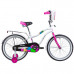 Велосипед NOVATRACK 20", CANDY, белый