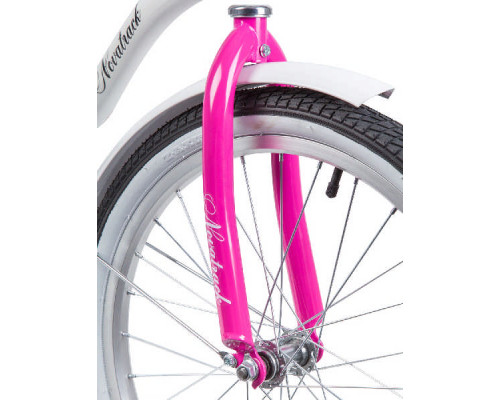Велосипед NOVATRACK 20", CANDY, белый