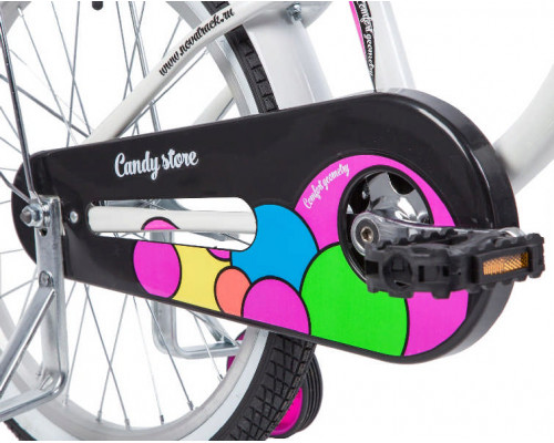 Велосипед NOVATRACK 20", CANDY, белый