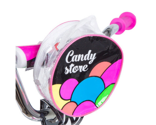 Велосипед NOVATRACK 20", CANDY, белый
