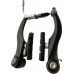 Тормоз V-Brake HJ-808PE, пластик, с тормозными колодками 60 мм, чёрный.