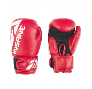 Перчатки боксерские INSANE MARS IN22-BG100, ПУ, красный,  8 oz