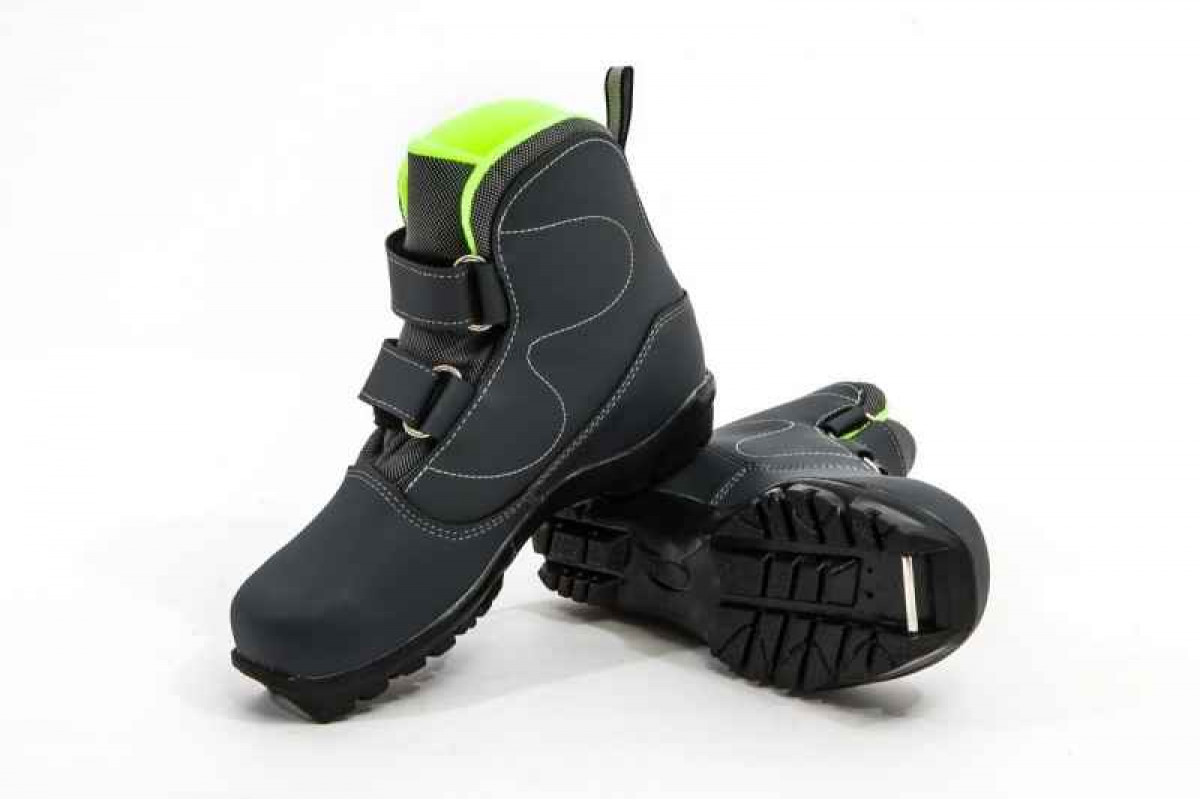 Ботинки лыжные NNN COMFORT Kids 37 р.(на липучке) графит купить в