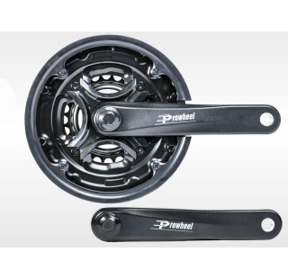 Шатуны горные под квадрат алюминевые PROWHEEL 24х34х42 /170 с пластик/защита малый