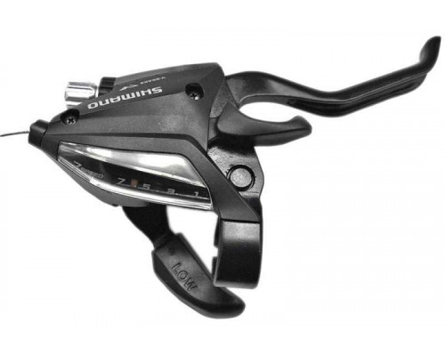 Шифтер/тормозная ручка Shimano, Tourney, EF500-7R правый, 7 ск., черный