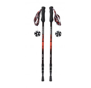 Палки для ходьбы TT EVEREST треккинговые раздвижные C EVA РУЧКОЙ TT 105-135 см RED
