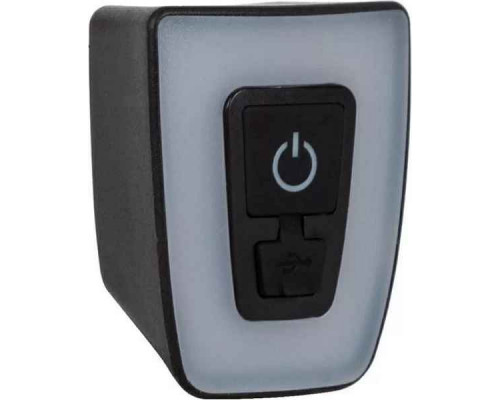 Фонарь задний STG BC-TL5555, 20 lm, 500mAh, USB, черный
