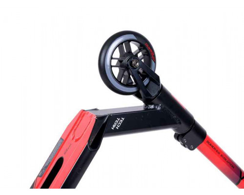 Самокат трюковой TechTeam Duker 2.0 чёрно-красный