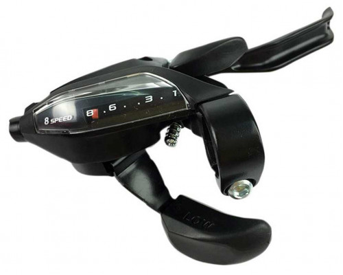 Шифтер/тормозная ручка Shimano, Tourney, EF500-8R правый, 8 ск., черный б/уп.