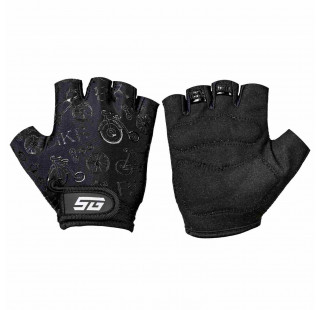 Велоперчатки детские STG AI-07-5828, размер S, черный