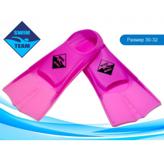 Ласты для бассейна размер 30-32 SWIM TEAM :ТЕ-2737-3 (фиолетовый)