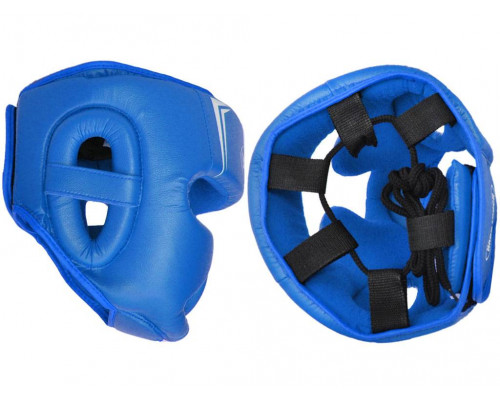 Шлем боксёрский закрытый blue M