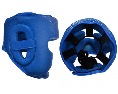 Шлем боксёрский закрытый blue S