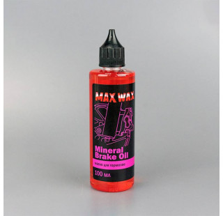 Гидравлическое минеральное масло тормозная жидкость MAX WAX Brake Oil 100 мл