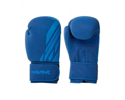 Перчатки боксерские INSANE ORO IN23-BG400, ПУ, синий, 10 oz