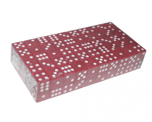 Кубик игровой  15. Цвет красный. К15-#-К