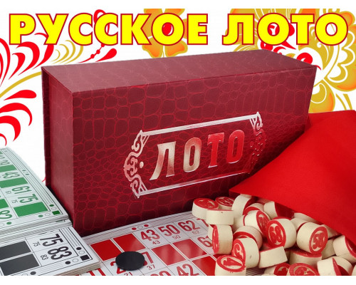Русское лото LD-2027 (красный)
