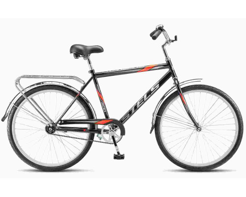 Велосипед 26" Stels Avangard 200 C Z010 Темный/серый 2025 (без корзины) (М)