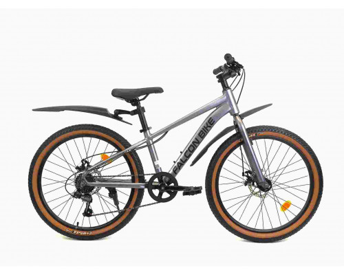 Велосипед FALCON BIKE 24" SHIFT 1.0 серый, алюминий, размер 12