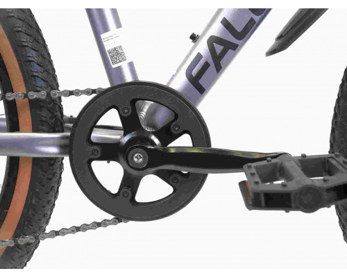Велосипед FALCON BIKE 24" SHIFT 1.0 серый, алюминий, размер 12