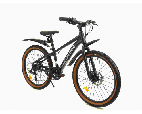 Велосипед FALCON BIKE 24" SHIFT 1.0 черный, алюминий, размер 12