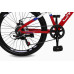 Велосипед LTBIKE BULLET 24" алюминий, рама 12", 7-ск, диск, красный/белый