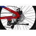 Велосипед LTBIKE BULLET 24" алюминий, рама 12", 7-ск, диск, красный/белый