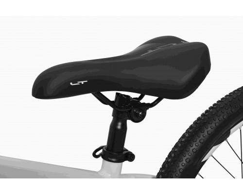 Велосипед LTBIKE BULLET 24" алюминий, рама 12", 7-ск, диск, красный/белый