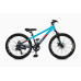 Велосипед LTBIKE BULLET 24" алюминий, рама 12", 7-ск, диск, серый/бирюзовый