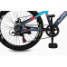 Велосипед LTBIKE BULLET 24" алюминий, рама 12", 7-ск, диск, серый/бирюзовый