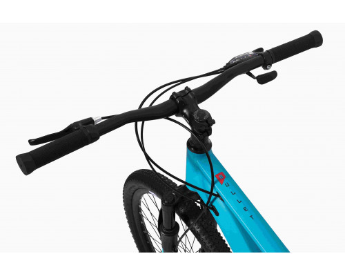 Велосипед LTBIKE BULLET 24" алюминий, рама 12", 7-ск, диск, серый/бирюзовый