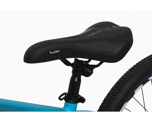 Велосипед LTBIKE BULLET 24" алюминий, рама 12", 7-ск, диск, серый/бирюзовый