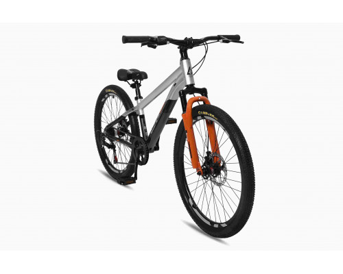 Велосипед LTBIKE BULLET 24" алюминий, рама 12", 7-ск, диск, серый/серебристый