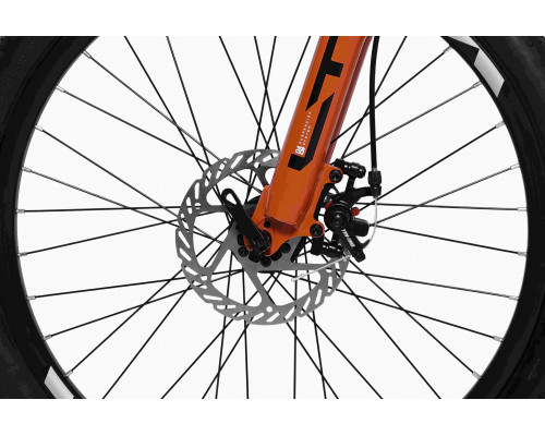 Велосипед LTBIKE BULLET 24" алюминий, рама 12", 7-ск, диск, серый/серебристый