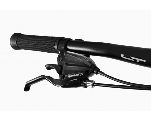 Велосипед LTBIKE BULLET 24" алюминий, рама 12", 7-ск, диск, серый/серебристый