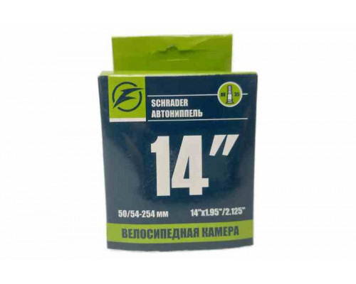 Велокамера FAVORIT 14" (В КОРОБКЕ) 14х1.95/2.125 AV