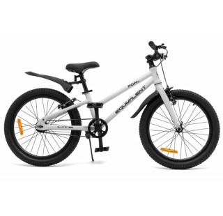 Велосипед 20" EQUIVALENT FOAL LITE V ALU привод ремень (1-ск.) (рама 10) Белый