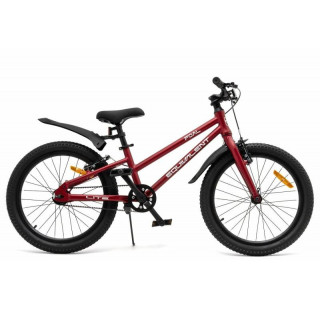 Велосипед 20" EQUIVALENT FOAL LITE V ALU привод ремень (1-ск.) (рама 10) Красный