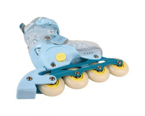 Роликовые коньки Tech Team Kidzroll, бирюзовый, 32-35, M