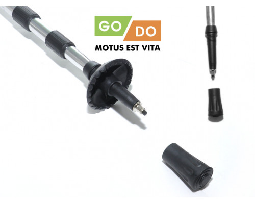 Палки треккинговые GO DO (110-135 см). G-DS1-СЕ
