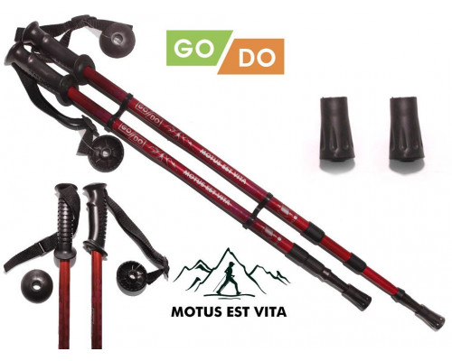 Палки треккинговые GO DO : G-DS1-К