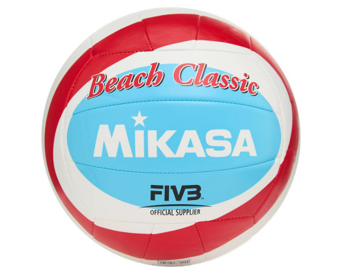 Мяч для пляжного волейбола Mikasa, Цвет Сине-красный