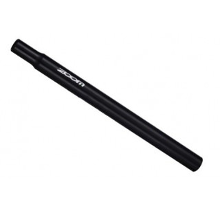 Труба подседельная алюминиевая ZOOM SP-102 27.2x400 черный ZM11023