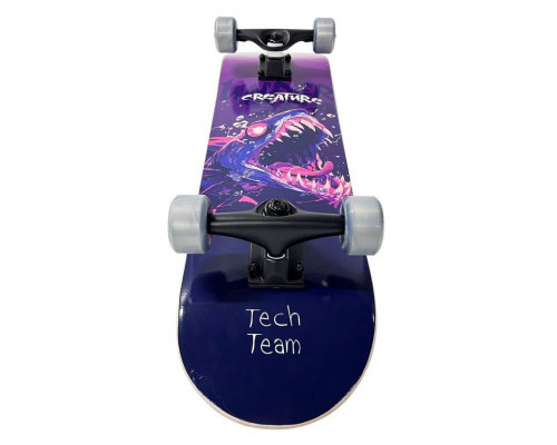 Скейтборд Tech Team Creature 27,5x7,25", фиолетовый
