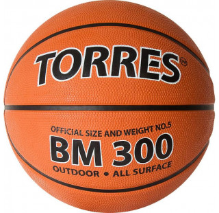 Мяч баскетбольный TORRES BM300, Размер 5
