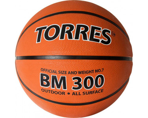 Мяч баскетбольный TORRES BM300, Размер 7